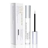 Wimpernserum Ohne Hormone 5ml, Wimpernwachstums, Lash Serum, Augenbrauen Serum, Wimpernwachstumsaktivator & Nährende Basis, Wimpernbooster für Pflege Gebrochene Wimpern, Schnelleres Wimpernwachstum-A