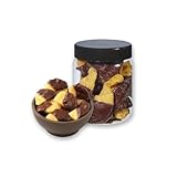 Alucra getrocknete Ananas in dunkler Schokolade 200g - Handgedippt in eigener Manufaktur für harmonischen Schokofrüchte Genuss - Exotische Ananas aus Thailand mit intensiver schokolierte Früchte