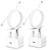 iPhone 15 Ladegerät mit Ladekabel, 20W USB C Schnellladegerät mit USB C auf USB C Schnellladekabel 2M für iPhone 15/15 Pro/15 Pro Max/15 Plus, iPad Pro/Air, MacBook Pro/Air, Samsung
