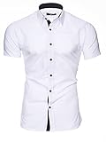 Kayhan Herren Kurzarm Hemd Florida White XL