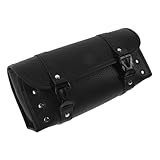 TOYANDONA PU Leder Motorrad Satteltasche Werkzeug Organizer Gabeltasche Seitentasche Robust Für Motorradfahrer Zubehör Aufbewahrung Sicher Und Praktisch
