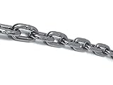 Edelstahl V4A Kette, 2,0 Meter, 2 mm Materialstärke, 50 kg Maximalbelastung, kurzgliedrig, rostfrei, poliert, ähnlich DIN766 - Tecklenborg Kegel GmbH