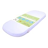 PEKITAS Stubenwagen Baby Matratzen 80x40 cm Höhe 5 cm Oval Kinderwagen Matratze Beistellbett Babywiege Kindermatratze Abnehmbarer, waschbarer Bezug aus 100% Baumwolle