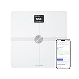 WITHINGS Body Smart — WLAN Digitale Personenwaage / Körperfettwaage für erweiterte Körperzusammensetzung inkl. Muskelmasse, Wasseranteil, Knochendichte