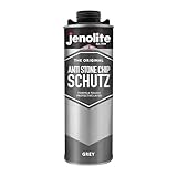 JENOLITE Steinschlagschutz | GRAU | 1 Liter | Unterbodenschutz für Autos | Schützt Schweller, Unterboden und Karosserieteile vor Steinschlagschäden | Rostschutz und Korrosionsschutz