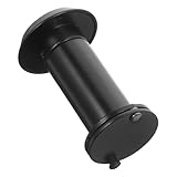 Angoily Katzenauge Bildschirm Gucken Schermaschinen Monitor Trimmer Zuschauer Stand Stopper Kuscheln Kamera Zaun Sicherheitstür-viewer Bestehende Für Schutz Schlösser Black Zinklegierung