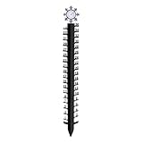 Schneemesser, 119,4 cm Schneemesser mit Temperaturmesser, Eisen, Schneefall Messschneestab, Schneefälle messen mit Messgerät