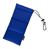 SAFACUS Thermo Handyhülle Tasche Universal Daunen Pouch Handysocke Weihnachten Geschenke für Smartphones Handy Winter Handyhülle für iPhone 15 14 13Plus X, Samsung Galaxy (Blue)