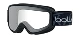 bollé - FREEZE Black Matte - Clear Kat 0, Skibrille, Medium, Unisex Erwachsene