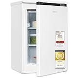 Exquisit Gefrierschrank, Tiefkühlschrank, 85 Liter, 3 Schubladen, Energieklasse C, 4-Sterne-Gefrierfach, Gefireschrank klein, GS581-051C weiß