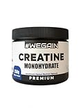 #Wegain Creatin Monohydrat, Pulver, 250g, Geschmacksneutral, Hochwertige 200 Mesh Körnung, Optimale Löslichkeit