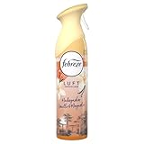 Febreze Lufterfrischer Spray Madagaskar Vanille & Magnolie 185 ml, 2-in-1 Geruchsbekämpfung Und Frische
