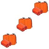 INOOMP 6 Stück Shelter Wärme Für Outdoor-Schlafsäcke Thermosäcke Überlebenszelt Mit Säcken Wandern Camping Erste Taschethermospeicher Reisedecke Notfall