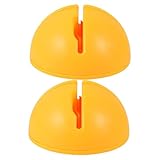 Abaodam 2 Stück Agility Pole Basis aus Robustem Kunststoff für Fußball Basketball-Training rutschfeste Trainingsgeräte für Outdoor-Sport Stabile Sportgeräte für Effektives Üben Kunstrasen
