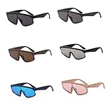 IMIKEYA Große Damen Sonnenbrille Schmetterlingsform UV schutz Langlebig Verstellbar Leichtbraun Modisch Outdoor Brille