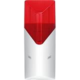 ABUS Außen-Sirene für die Funk-Alarmanlage Smartvest Pro - kabellos - schreckt Einbrecher ab - bis zu 105 dB lauter Alarm - alarmiert durch rotes Blitzlicht - zum Schutz vor Einbruch - weiß