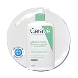 CeraVe Schäumendes Reinigungsgel, Sanftes Waschgel zum Entfernen von Verschmutzungen, Talg und Makeup, Feuchtigkeitsspendend, mit Niacinamid, Hyaluron und Ceramiden, 473 ml
