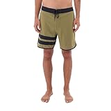 Hurley Herren Phantom Block Party 45,7 cm Boardshorts, Martini Olive, 28