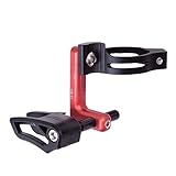 Kettenführung Mountainbike, Kettenführung, Kettenführungsschutz Aluminiumlegierung, Fahrradkettenschutz, Klemmhalterung Kettenstabilisator, Fahrradkettenschutz für die meisten Fahrräder, rot 31,8