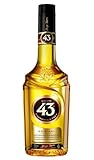 Licor 43 Original (1x0,7l) 31% vol., Aromen von Vanille, mediterranen Zitrusfrüchten und aromatischen Gewürzen, trinke ihn pur, auf Eis, mit Milch, mit Espresso oder als fruchtigen Longdrink