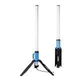 Ledino LED-Strahlersäule 130W Rath, 10.000 lm, 360° Baustrahler Arbeitsstrahler LED-Tower mit Stativ IP69K LED-Turm Fluter Stativstrahler superhell wasserdicht staubdicht