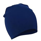 Babyschal, Mütze, Set, Mütze, Kleinkind, niedlich, für Mädchen und Jungen, gehäkelt, für Kinder, navy, Einheitsgröße