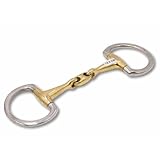 AMKA Olivenkopfgebiss doppelt gebrochen Argentan 16 mm 70 mm Ringe flach