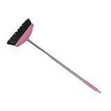 Levemolo Büro Müllreiniger Rosa Müllkehrbesen Edelstahl Kunststoff Haushaltsreinigungswerkzeuge Robuster Besen