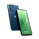 Motorola G34 5G 128 GB, Smartphone, entsperrt, Display 6,5 Zoll (16,5 cm), Dual 50 MP Sensor, 5000 mAh Akku, 20 W Ladegerät und Schutzhülle im Lieferumfang enthalten, Ocean Green