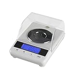 Cabilock digitale schmuckwaage gramm briefwaagen pocket scale zählwaage Taschenwaage hochpräzise Digitalwaage Tasche für Schmuckwaagen Miniwaage digital Weiß