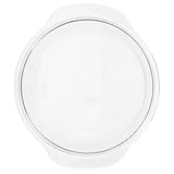 LIGIGWASH Mikrowellenabdeckung 25,4cm Glas Spritzschutz und Lebensmittelabdeckung für Kochtopf und Servierschüssel Hitzebeständig Geeignet für Grillgerichte und Ofenblech