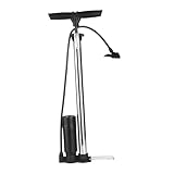 JISADER Fahrradpumpe für Verschiedene Sportarten, geeignet für Reifen und Bälle, Silber