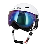 CMP, Skihelm Wa-2 mit Visier (weiß/schwarz, L)