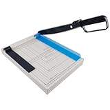 Papierschneider A4, Hebelschneider, Papierschneidemaschine Mit Schutzvorrichtung, Fotoschneider, Schneidemaschine Papier Für Hause Schule Büro (16 Blatt Schneidleistung)