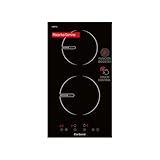 Corberó CCIG2902D Domino Induktionskochfelder, Leistung 3200 W, Touch-Steuerung, 2 Boosters, Timer 99 Minuten, 9 Leistungsstufen, Sicherheitsverriegelung, Schwarz, Edelstahl