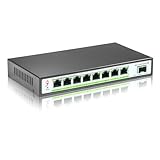 2,5 g Netzwerk-Switch L2 verwaltet 8 Port mit 10 GB Uplink Hub Internet Splitter Web Management Plug and Play lüfterlos