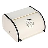 GRADENEVE Moderner Brotkasten Für Die Küchenarbeitsplatte, Brotaufbewahrungsbehälter Aus Metall Mit Rolldeckel Für Die Küchentheke, Kleiner Brothalter Für Selbstgemachtes Brot