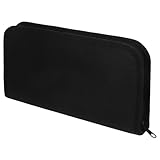 TOYANDONA Rollbare Künstlerpinselrolle aus Segeltuch mit 15 Fächern Atmungsaktivem Gewebe und Sicherem Rollverschluss Kompakter Pinselhalter für Aquarell Öl und Bleistiftmaler