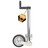 The Drive | Anhänger Stützrad 500KG | vollautomatik | mit Ergo-Griff | Vollgummirad Ø225x65 | Schwerlast | perfekt für Anhänger, Pferdeanhänger, Trailer & Wohnwagen