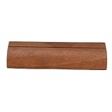 5 Stück Holz-Signatur-Clip für Hochzeitsessen, Einfacher Notiz-Klemmständer für Tischmenü, Büro, Anmeldezubehör (Dunkle Farbe)