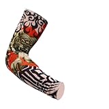 OUNONA 5 Stück Tattoo Ärmel Herren UV schutz Armstrümpfe Stretch Atmungsaktiv Für Outdoor Sport Radfahren Laufen Unisex Einheitsgröße