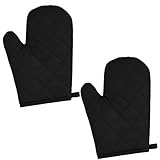 Ofenhandschuhe, Hitzebeständige Topflappen, 2 Stück, 24 x 17 cm, Ideal für Backen und Kochen, Küchenhandschuhe für Backofen und Herd
