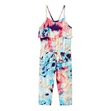 LOIJMK Kinder Mädchen Koreanische Version Romper Overall Mädchen Mode Gedruckt Baby Anziehsachen (B, 3-4 Years)
