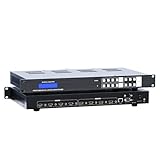 THYXGS 4x4 HDMI Matrix Switch, 4K@60Hz Nahtlose Spleißmatrix, Nahtloses Blitzschneiden, Mehrere Anzeigemodi, Unterstützung RS232 / IR-Fernbedienung/Tastensteuerung, Für PC Zu TV Monitor