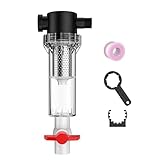 Milageto Aquarium-Innenfilter, Drainagesammler, einfache Installation, Dichtsring, auslaufsicher, 1/2-Zoll-Gewinde, Sedimentfilter, 10 Mesh