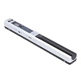 Tragbarer Scanner, 8,27-Zoll-Fotoscanner für A4-Dokumente, Bilder, Quittungen in 900 DPI, Mobiler A4-Farbscanner, Lädt Bilder über EIN USB-Kabel auf den Computer Hoch (Silver)