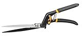 Fiskars Rasenkantenschere GS21, Soft-Touch Griff, Länge 31 cm, Stahl/Kunststoff, Schwarz/Orange, Solid, 1026826