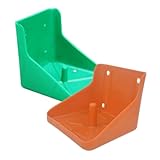 BESPORTBLE 2 Stück Salzziegel Kastenblock Salzfutterspender Für Vieh Welpennapf Schafe Mineral Lecksteinhalter Salzziegel Lecktablett Vieh Salz Futterregal Praktisches Salzblöcke Rack