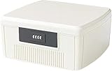 mumisuto Abschließbarer Aufbewahrungsbehälter, 6 l Fassungsvermögen, Organizer-Box mit Zahlenschloss, robuster Kunststoffkoffer, nutzbar als Artikel-Organizer oder Büro-Aktenaufbewahrung (weiß)