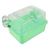 HIAKDOFT Großer Hamsterkäfig mit Panoramadach Sicherer Kunststoffkäfig für Zwerghamster und Meerschweinchen Stabiler Nagerkäfig Schlafen Leicht zu Reinigen Transparentes Design